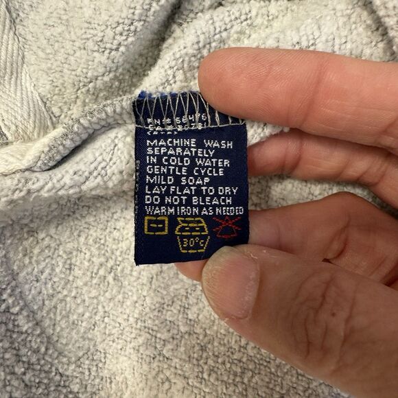 Vintage 90s Tommy Hilfiger Big Flag Sweatshirt Gray Men’s M Made in USA - Picture 9 of 10